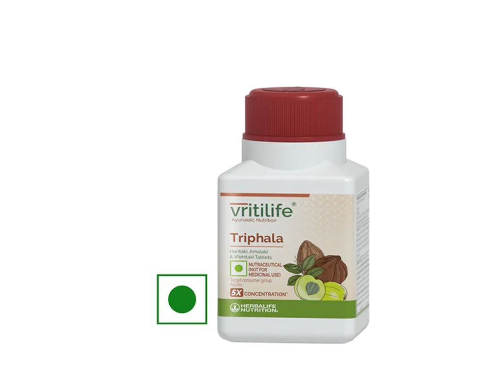 Vritilife® Triphala  — An Ayurvedic way to digestive health.