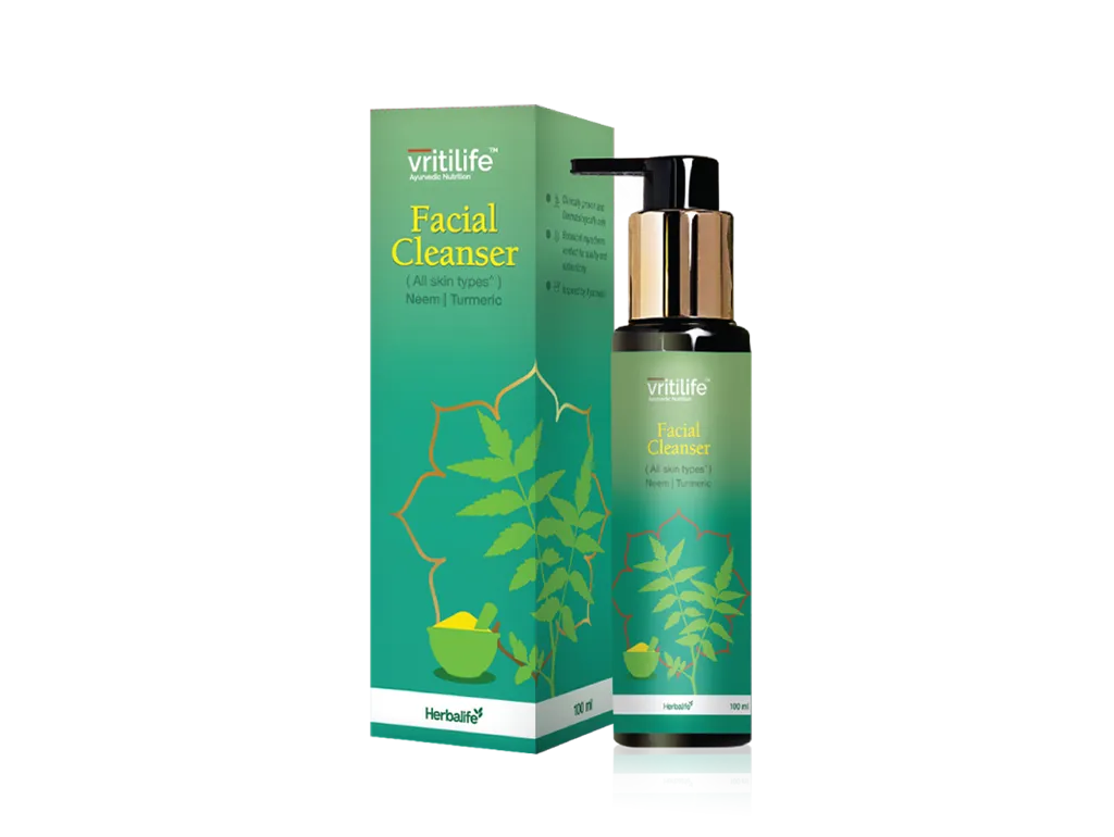 Vritilife® Facial Cleanser (All skin types*) — Feel fresh on every wash.